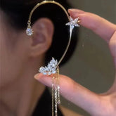 Diamond Tassel Earrings for Effortless Evening Glamour