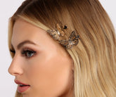 Romantic Gold Butterfly Hair Clips for a Whimsical Everyday Look