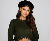 Effortlessly Chic Faux Wool Beret for Timeless Style