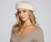 Effortlessly Chic Wool Beret for a Timeless Parisian Vibe