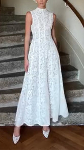 Effortlessly Chic Hollow Out Dress for Casual Elegance