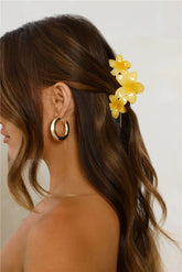 Charming Floral Hair Clip for Effortless All-Day Hold