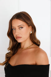 Gold Statement Stud Earrings for Effortless Everyday Glam