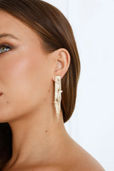 Whimsical Butterfly Dangle Earrings in Gold for Everyday Glam