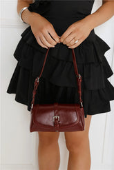 Cherry Crinkle Silver Evening Bag for Chic Nights Out