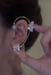Dazzling Diamond Butterfly Earrings for Everyday Elegance