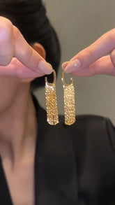 Graceful G Tassel Earrings for Effortless Glamour and Everyday Elegance