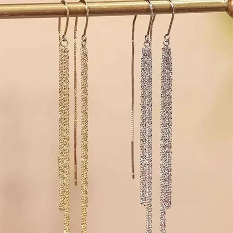 Dazzling Celestial Star Tassel Earrings for Night Out Glamour