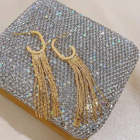 Graceful G Tassel Earrings for Effortless Glamour and Everyday Elegance