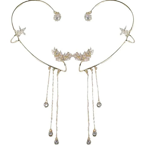 Diamond Tassel Earrings for Effortless Evening Glamour