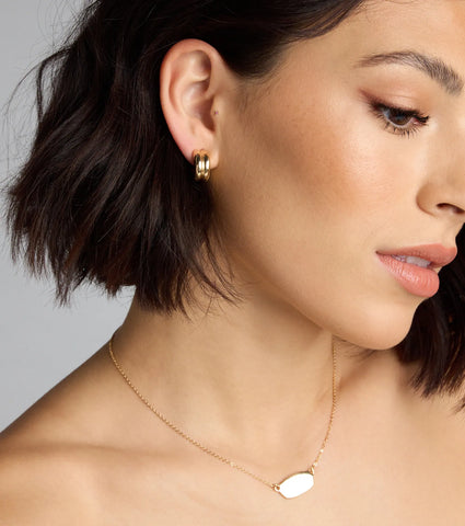 Tiny Gold Hoop Earrings Set for Everyday Glamour and Layering