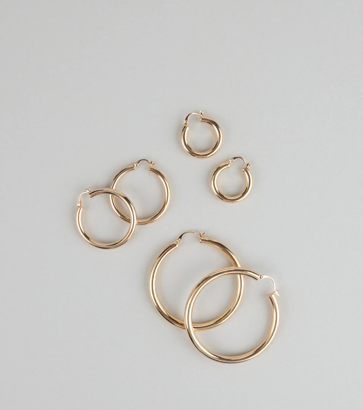 Stackable Hoop Earring Set for Mix and Match Everyday Style