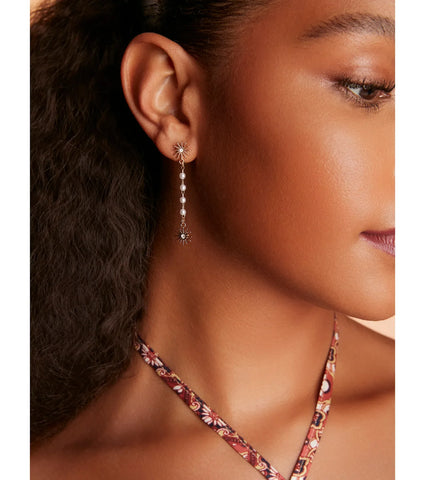 Sunshine & Pearls Drop Earrings for Sunny Day Outfits