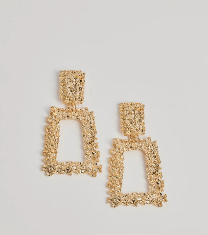 Oversized Door Knocker Earrings for a Bold & Chic Statement