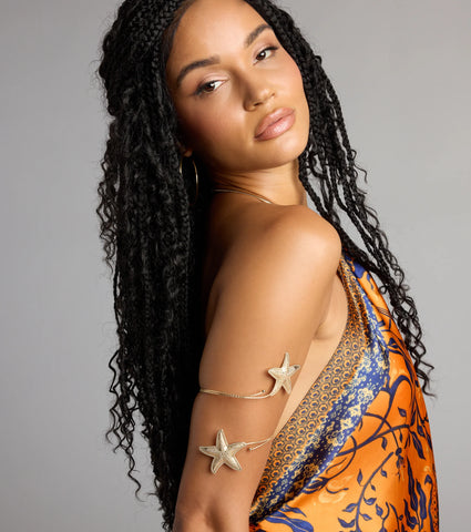 Ocean Goddess Starfish Arm Cuff for Beach Vacay Outfits