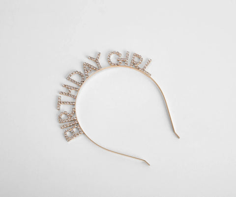Sparkling Birthday Girl Headband for Glamorous Party Photos