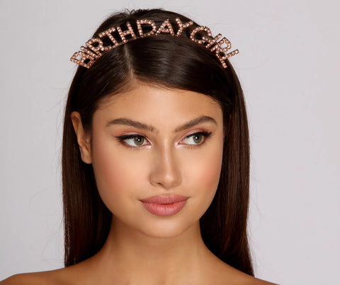 Sparkling Birthday Girl Headband for Glamorous Party Photos