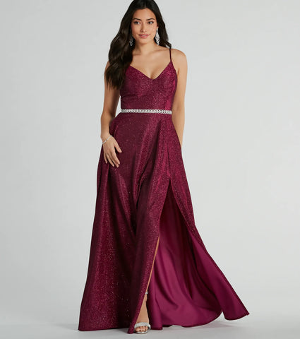 Sparkling Rhinestone Braided Belt for a Glamorous Formal Look