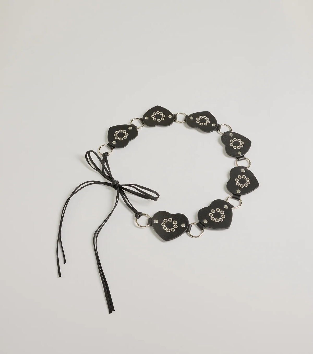 Heart Medallion Faux Leather Belt for Boho Western Style