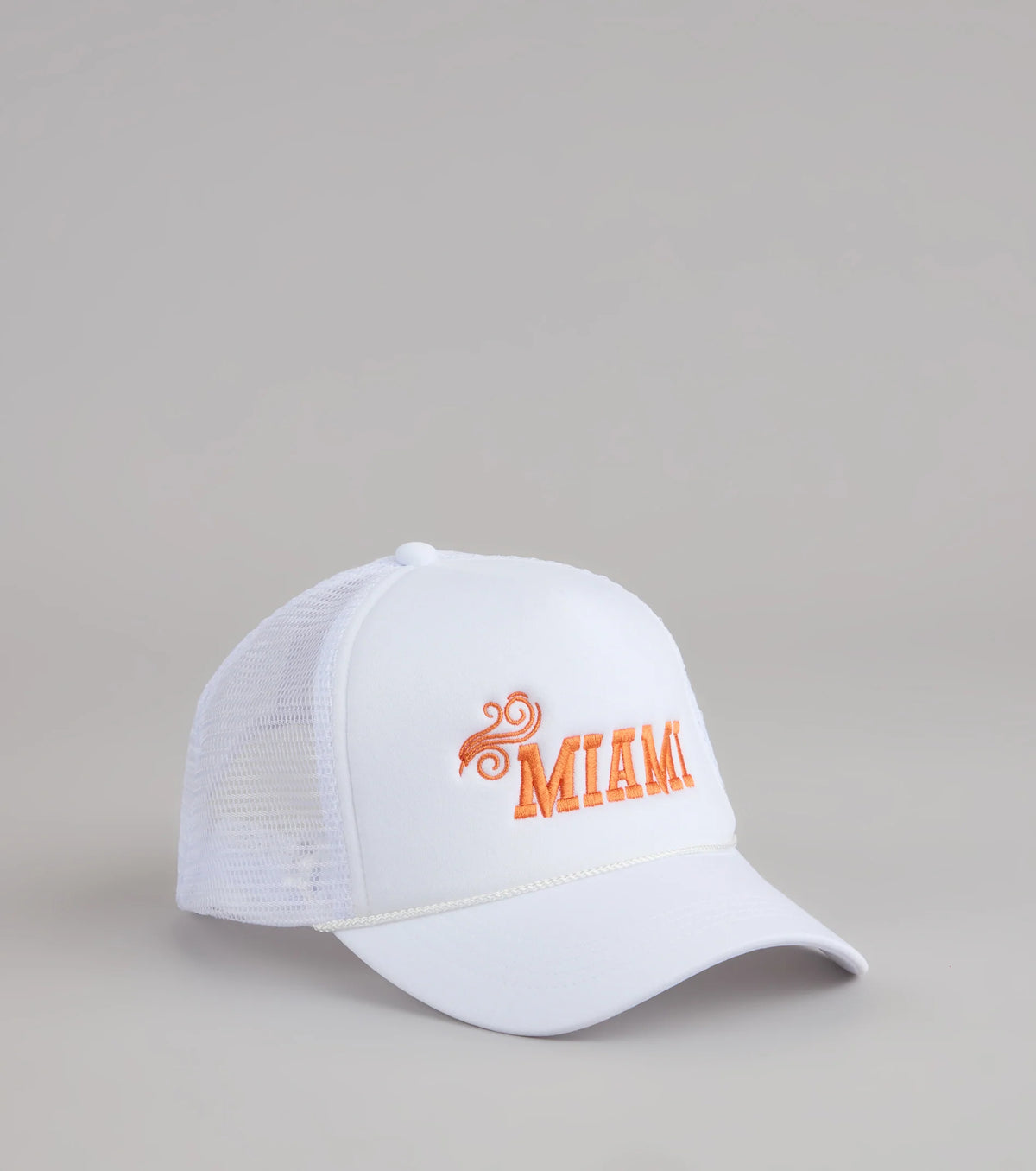 Miami Trucker Hat with Breathable Mesh for Effortless Game Day Style