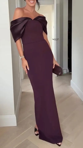 Off-Shoulder Bodycon Dress for an Elegant Evening Look