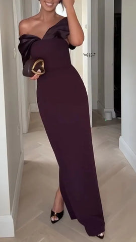 Off-Shoulder Bodycon Dress for an Elegant Evening Look