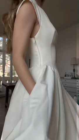 Elegant Lace Hollow Out Midi Dress for Everyday Sophistication