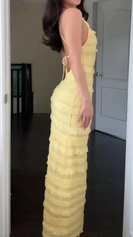 Elegant Hollow Splicing Dress for a Modern Statement