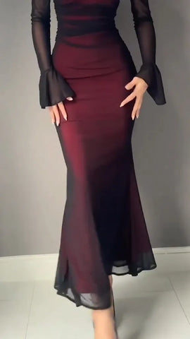 Elegant One-Shoulder Dinner Dress for a Sophisticated Evening Look