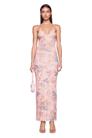 Backless Butterfly Maxi Dress for Whimsical Summer Evenings