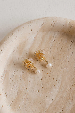 Elegant Dangle Earrings in 18k Gold Plating for a Touch of Everyday Glamour