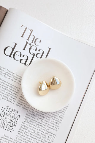 Gold Statement Stud Earrings for Effortless Everyday Glam