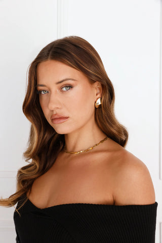 Gold Statement Stud Earrings for Effortless Everyday Glam