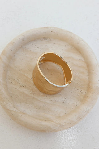 Modern Gold Cuff Bangle for Bold Statement Jewelry