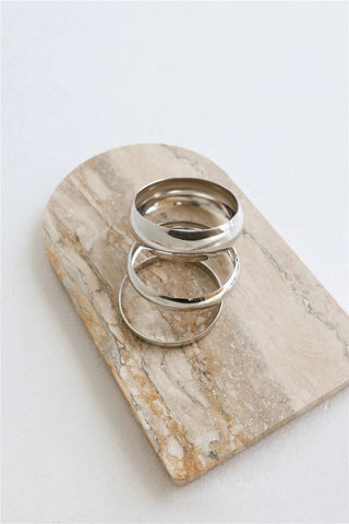 Sleek Silver Bangle Set for Effortless Layering and Everyday Style