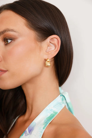 Gold Hoop Earrings with a Unique Modern Twist for Everyday Glam