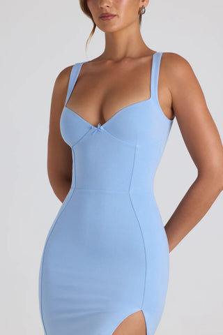 Sweetheart Neckline Midi Dress for Romantic Everyday Elegance