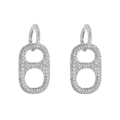 Sparkling Pop Drop Huggie Earrings for Everyday Glamour
