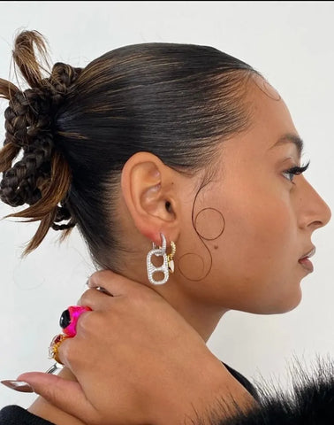 Sparkling Pop Drop Huggie Earrings for Everyday Glamour