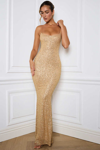 Sparkling Sequin Maxi Dress for a Show-Stopping Evening Entrance
